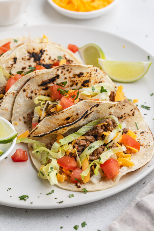 Keto Tacos with Homemade Keto Tortillas - 40 Aprons