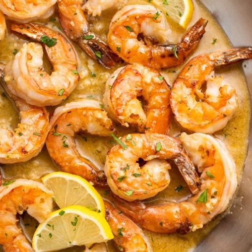 Garlicky Broiled Shrimp - 40 Aprons