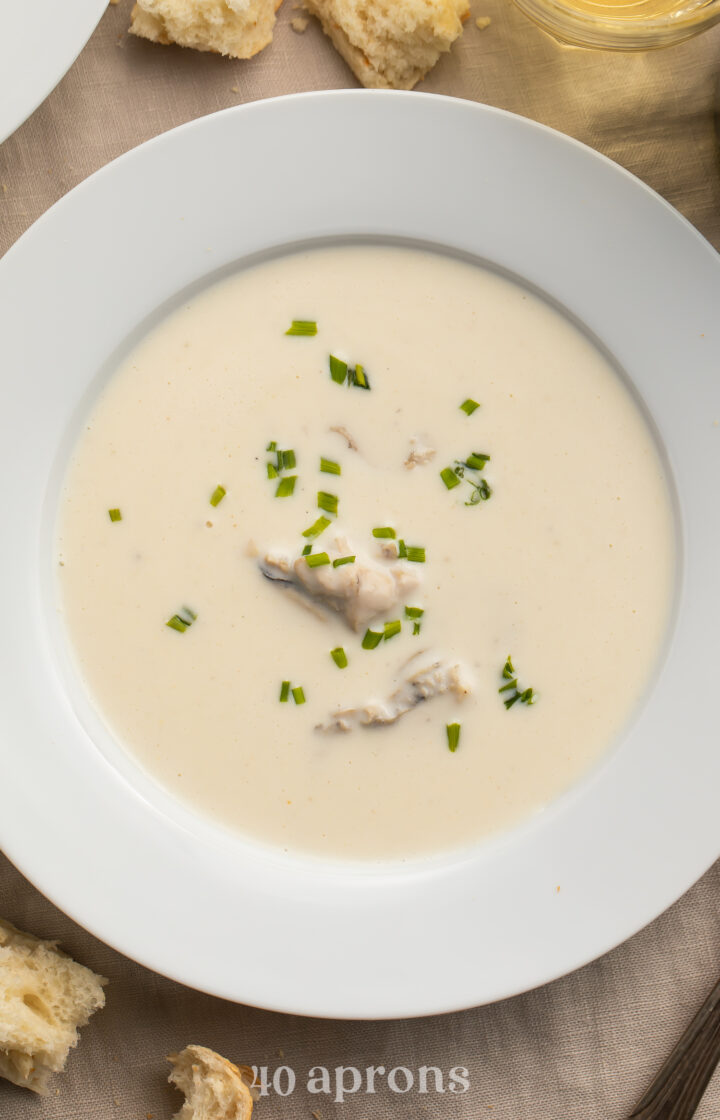 Oyster Brie Soup (from Disney World's Hollywood Brown Derby) - 40 Aprons