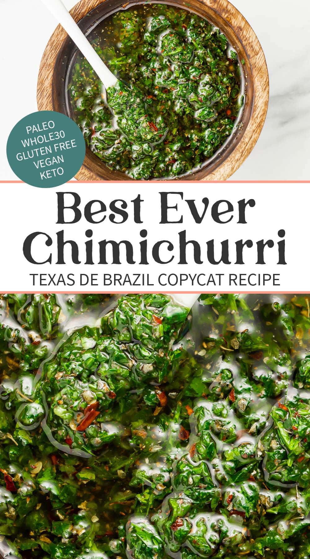 Pin graphic for chimichurri.