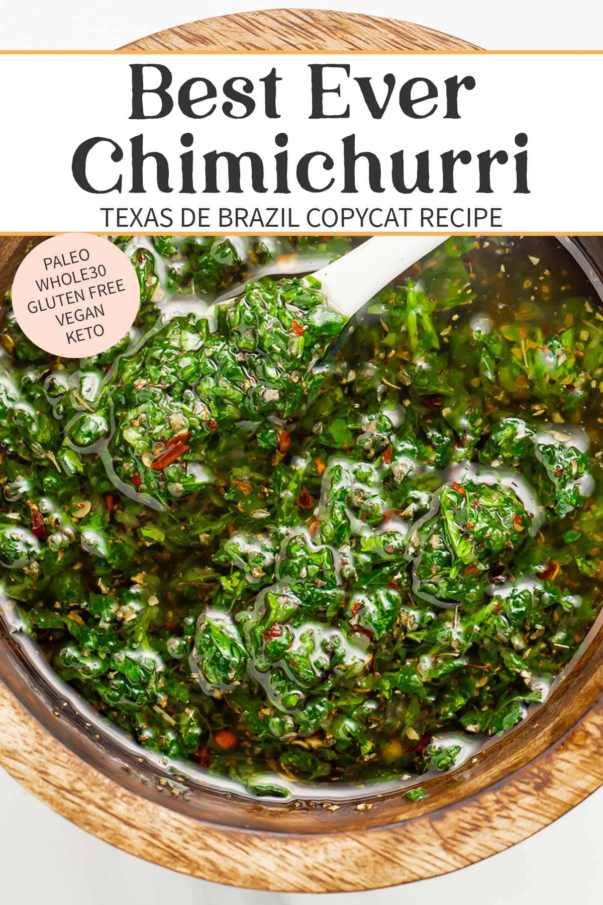 Pin graphic for chimichurri.