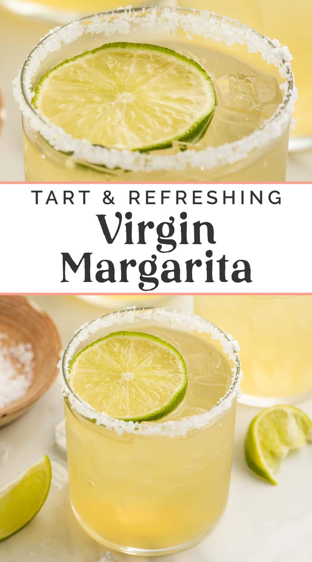 Pin graphic for virgin margarita.