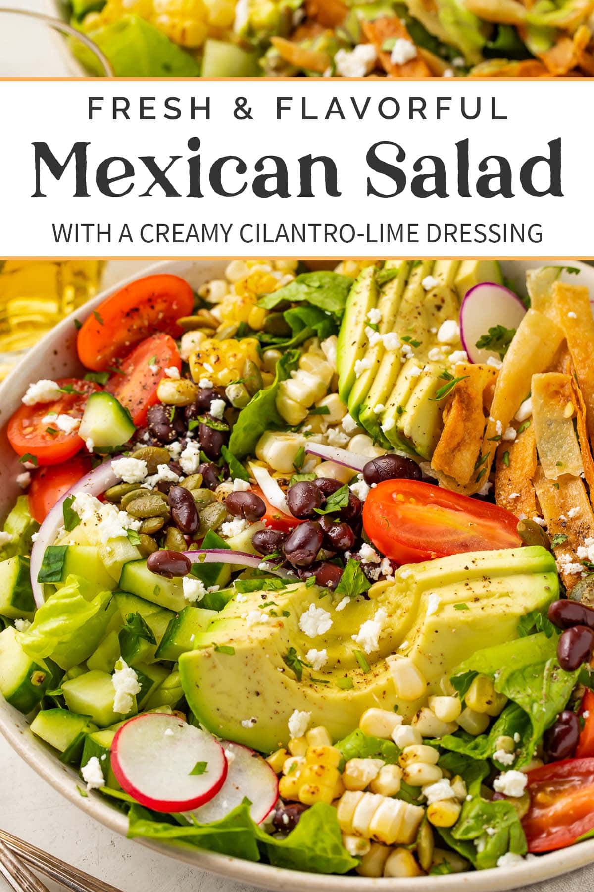 Cilantro Lime Dressing {Mexican Salad Dressing} • FIVEheartHOME