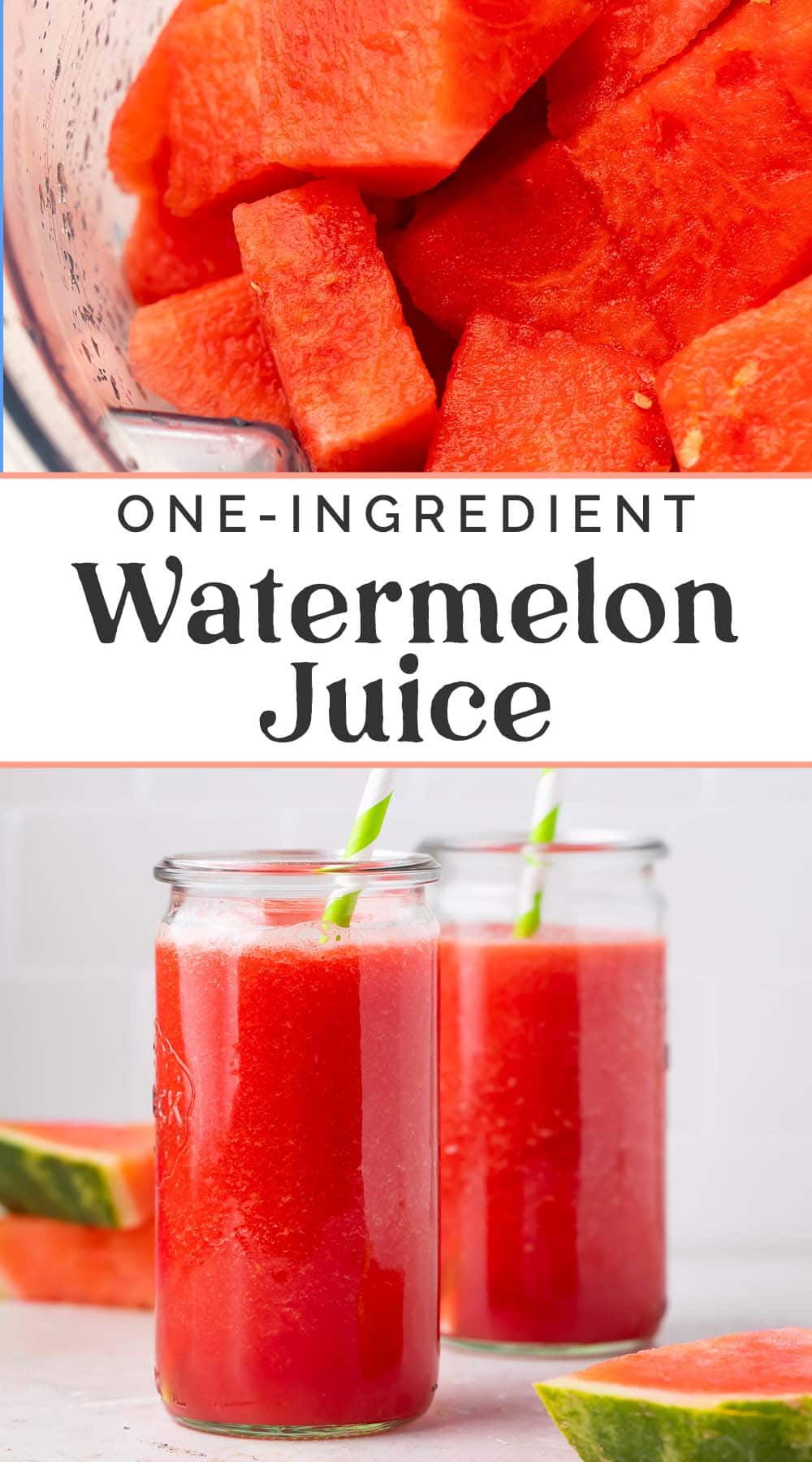 Pin graphic for watermelon juice.