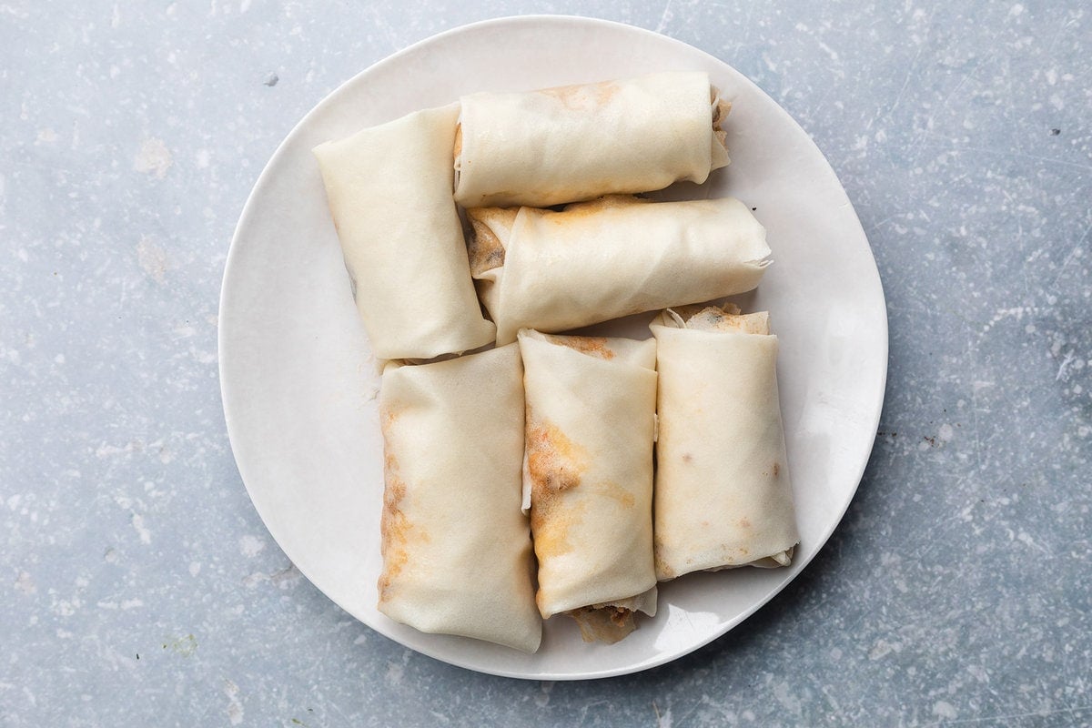 AIR FRYER EGG ROLLS w/Rice Paper, Quarantine Cooking