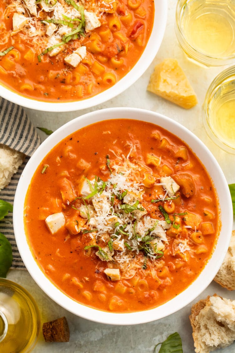 Chicken Parmesan Soup - 40 Aprons