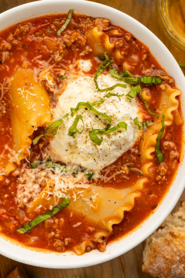Lasagna Soup - 40 Aprons
