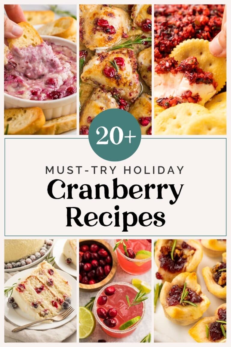 20+ Cranberry Recipes You Have to Try This Holiday Season