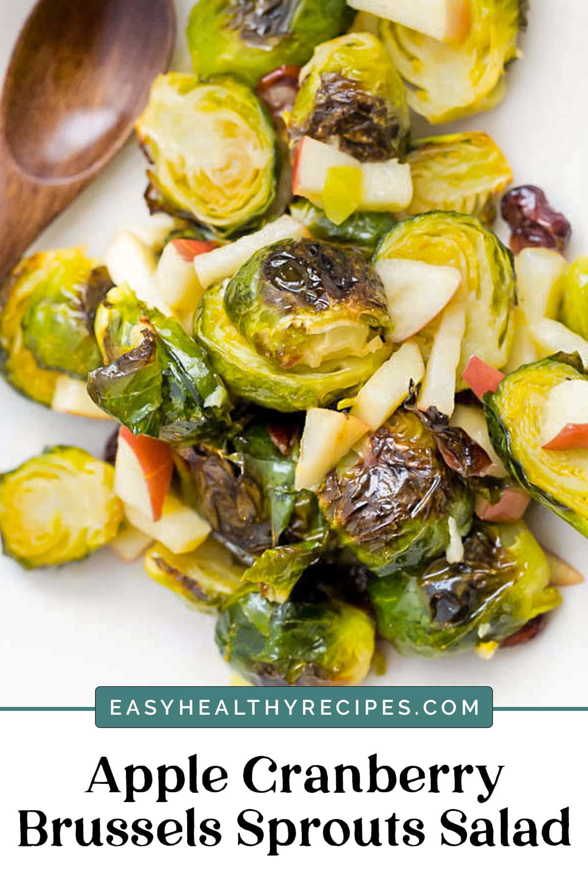 Graphic for brussels sprouts salad.