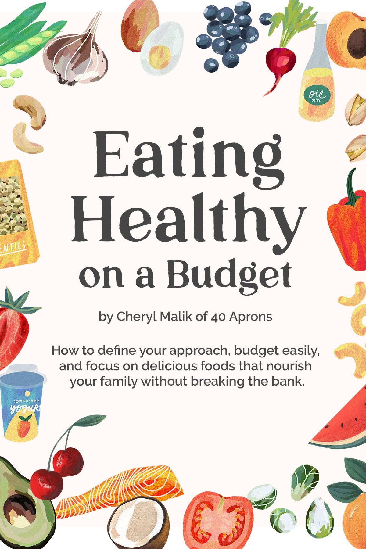 Eating Healthy on a Budget eBook cover.