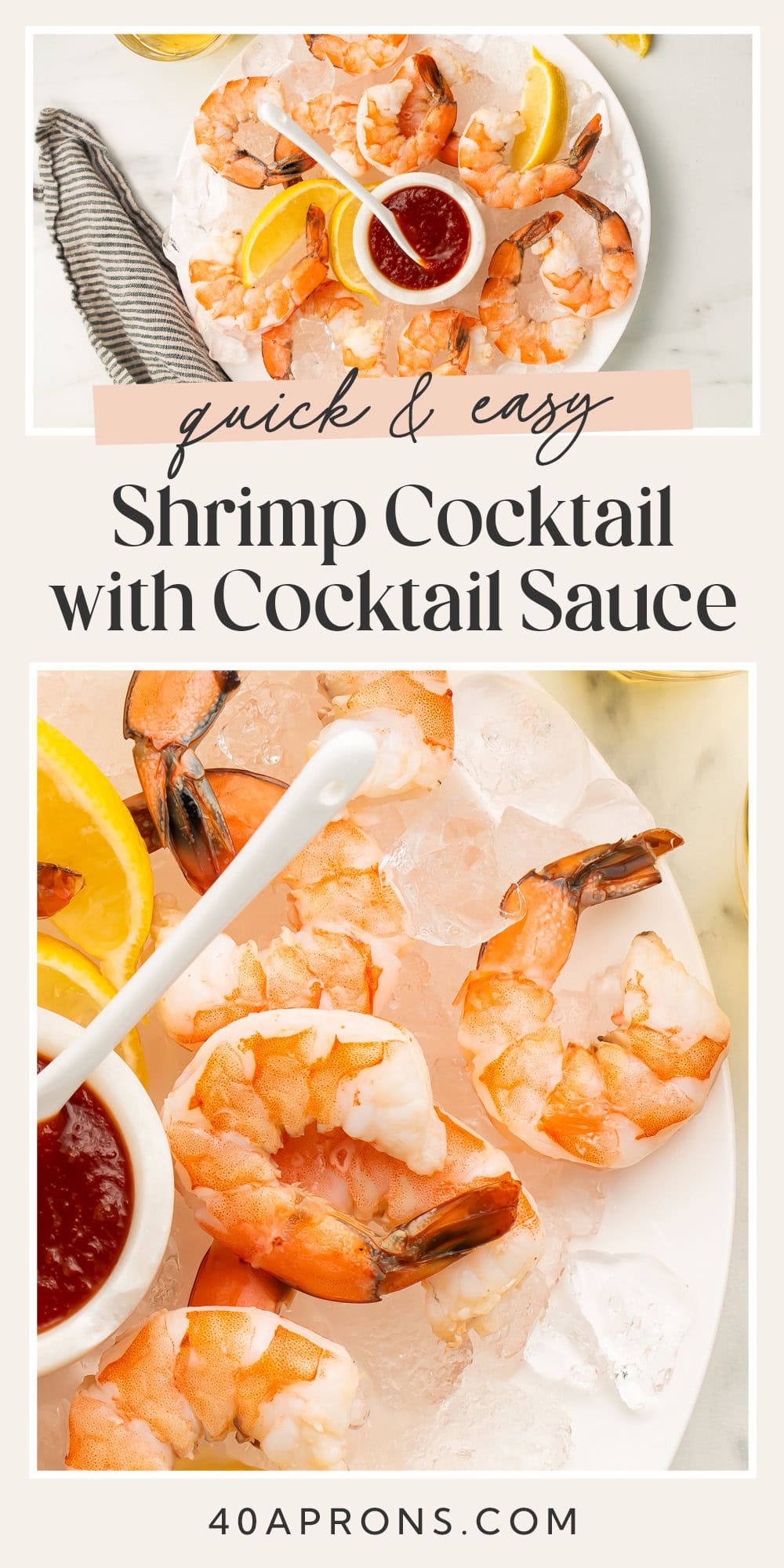 Pin graphic for shrimp cocktail.
