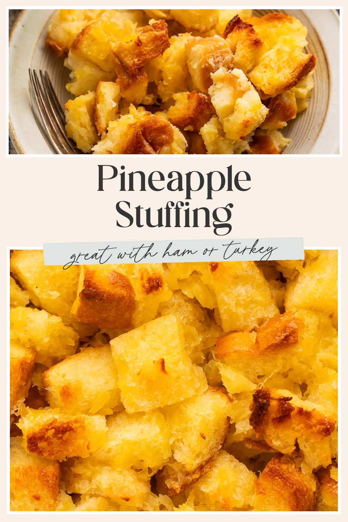 Pin graphic for pineapple stuffing.