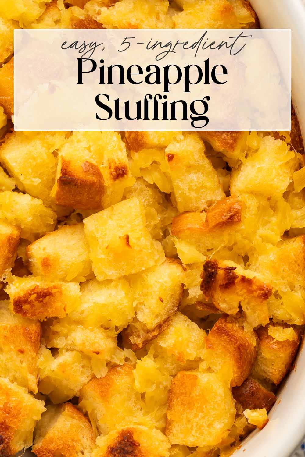 Pin graphic for pineapple stuffing.