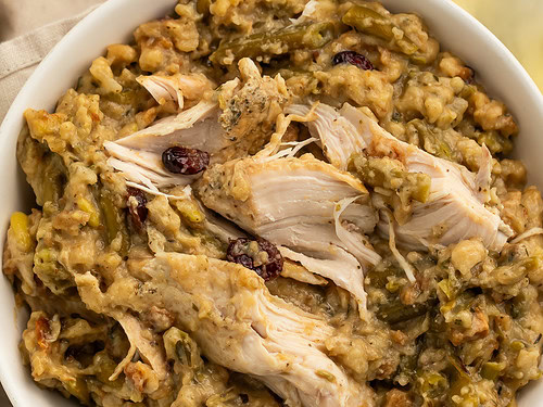 Chicken Stuffing Crockpot Recipe (with Green Beans) Chicken Stuffing Crockpot Recipe (with Green Beans)