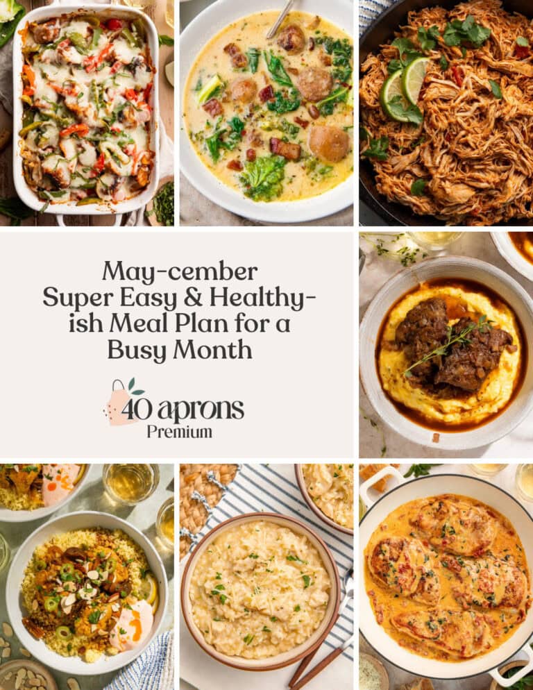 May-cember Busy Month Meal Plan